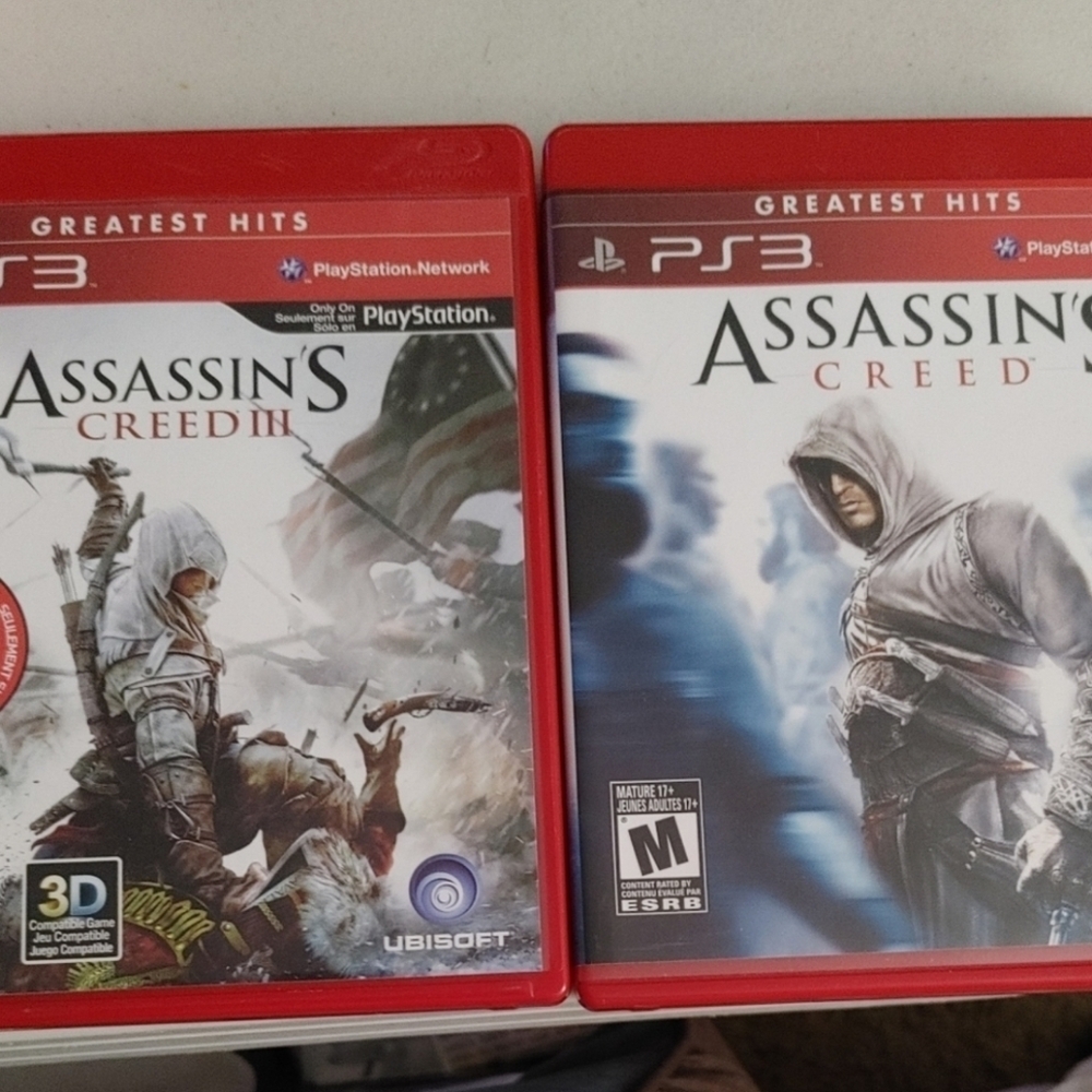 PS3 Assassin's Creed 1 & 3